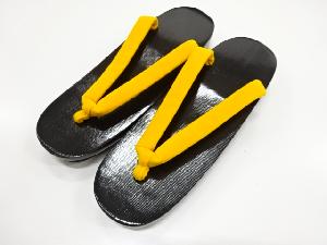 未使用品　鼻緒ビロード桐下駄（24センチ）